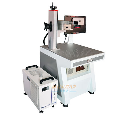 Máquina de marcação a laser UV para madeira / metal industrial 3W