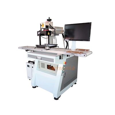 Máquina automática de marcação a laser 220V 20W Laser de fibra / UV / CO2
