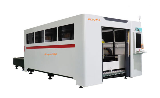 Máquina de corte a laser de fibra industrial de 50 Hz 1KW / 3KW com alta precisão