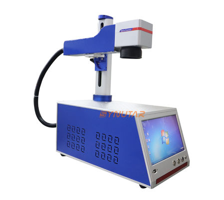 Pequena máquina de marcação a laser de fibra de escritório gravadora a laser portátil de 100 W