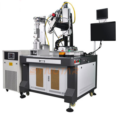 220V 1kw Máquina automática de soldagem a laser Alta precisão de soldagem