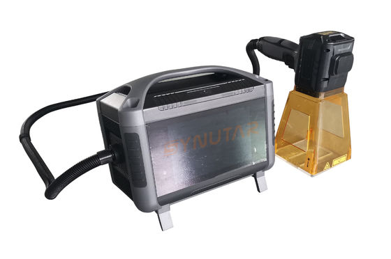 Máquina de marcação de metal a laser de fibra de precisão 20Khz-100Khz Gravadora a laser portátil