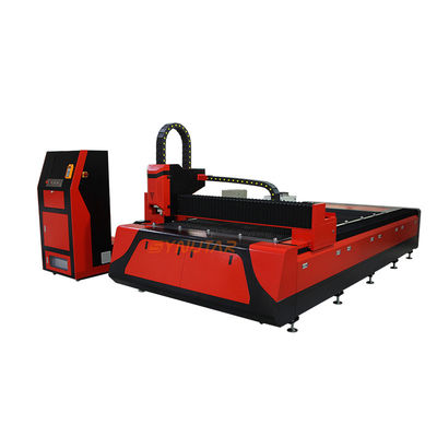 Máquina de corte a laser de fibra de metal de mesa única 4KW / 6KW