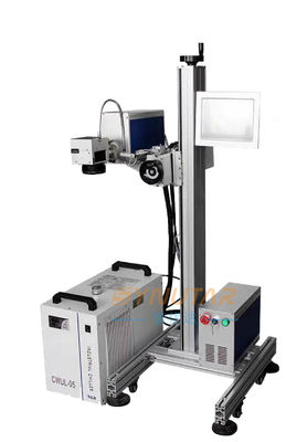 Máquina de Marcação Automática a Laser de Metal de 50Hz Impressora a Jato de Fibra a Laser de 50W