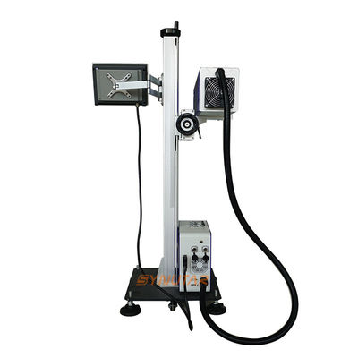 Máquina automática de marcação a laser de fibra de CO2 para garrafas de plástico