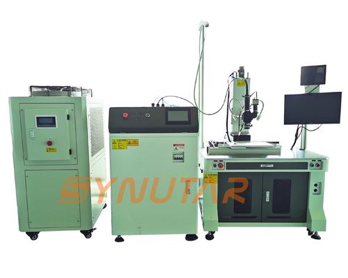 Máquina automática de soldagem a laser de fibra de 380V Soldadora a laser YAG de alta precisão