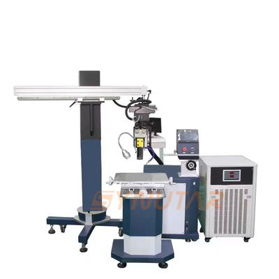 Máquina de soldadura a laser de 220 V para reparação de moldes com sistema de controlo por computador