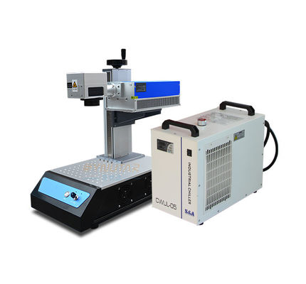 Máquina de gravura a laser de plástico com marcador de laser UV 220V / 50Hz