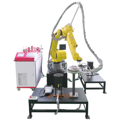Máquina de solda automática a laser de 4000W / 6000W com braço robótico inteligente