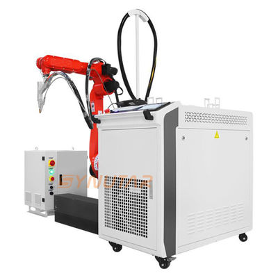Máquina de soldadura a laser de precisão CNC industrial robô de seis eixos
