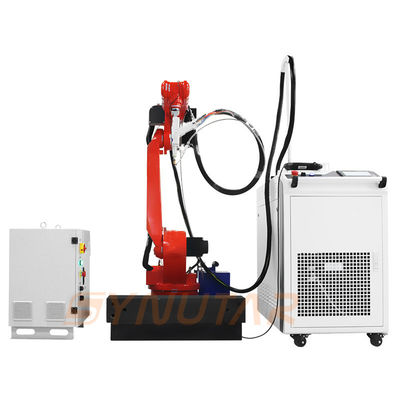 Máquina de soldadura a laser de robô industrial de seis eixos
