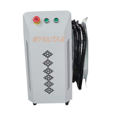Máquina de limpeza pulsada a laser de fibra compacta 220V/50Hz M2<1.2 70KG 500W 100mm*100mm Área de trabalho