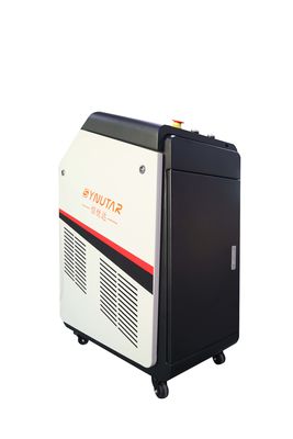 Máquina de limpeza a laser de fibra de precisão de 500W com sistema de varredura galvanômetro para limpeza mais rápida