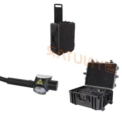 Potente máquina de remoção de ferrugem a laser portátil Tecnologia de digitalização de linha 100mm*100mm