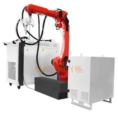 Soldadora automática de fibra laser de grande área de precisão de fácil manutenção com sistema de segurança