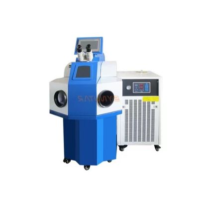 Máquina de soldagem a laser de jóias resfriada a água com frequência de pulso de 1-50 Hz e diâmetro de ponto de 0,2-2 mm