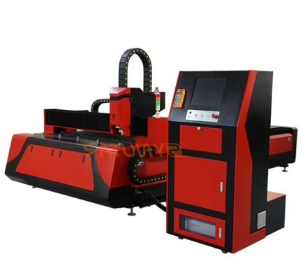 Máquina de corte a laser de fibra de servo-motor de 1500W-6000W refrigerada a água com transmissão de rack de engrenagem de precisão