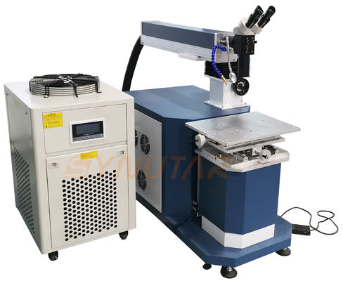 Máquina de Soldadura a Laser de 1064nm resfriada a água 300mm x 300mm Área de Trabalho 0.2-20ms Pulso