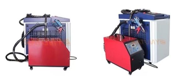 Soldadora a laser portátil com 95 kg de peso 1-50Hz Frequência de pulso a laser 0.1-20ms Pulso