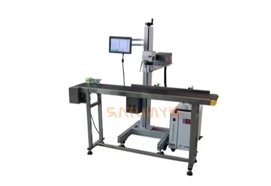 Máquina de marcação a laser UV 355nm de precisão 0.15mm Caracteres 8000mm/s Velocidade de marcação