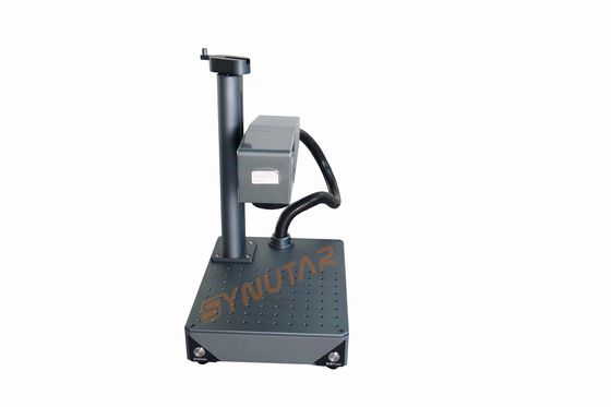 Máquina de marcação a laser de fibra de mesa com reprodutibilidade com compatibilidade EZCAD ± 0,002 mm