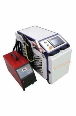 Máquina de solda a laser manual de precisão de 1064 nm / Soldadora a laser manual com posicionamento de ± 0,02 mm