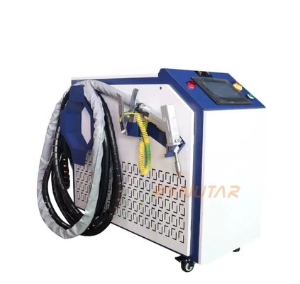 Máquina de solda a laser portátil com 0,5-5 mm de profundidade de soldagem e frequência de pulso a laser de 1-50 Hz